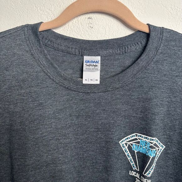 Neil Diamond 2015 World Tour T-Shirt Local Crew Soft Style Gray size XL - Picture 3 of 6